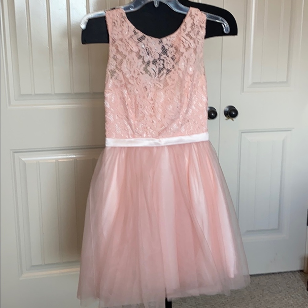 Peach occasion dress 👗